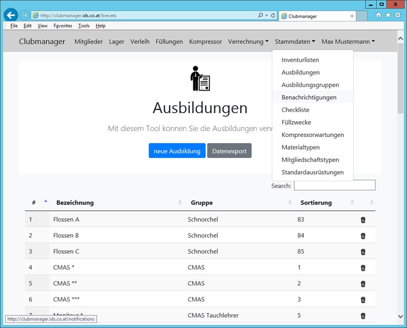 Stammdatenverwaltung